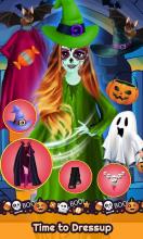 Cute Girl Makeup Salon Game: Halloween Makeup 2018截图1