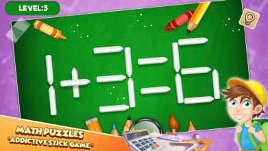 Math Puzzles Addictive Matchstick Game截图1