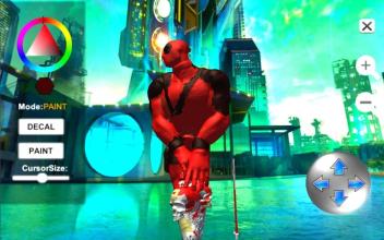 Dead Superhero Ninja Pool Justice Coloring Game截图4