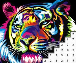 Animals Color by Number: Animal Pixel Art截图1