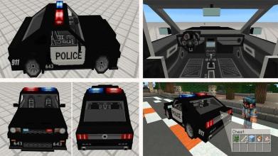 Police Super Car Mod for MCPE截图2