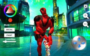 Dead Superhero Ninja Pool Justice Coloring Game截图5