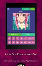 Anime Girls Extreme Hard Quiz App截图5