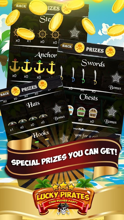 Lucky Pirates Coin Pusher Party截图1