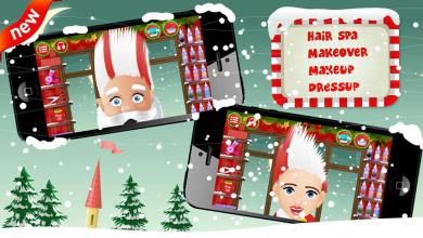 Santa Claus beard hair salon game 2019截图1