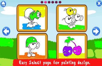 Art Zombie Coloring Book - Plant Cartoon截图2