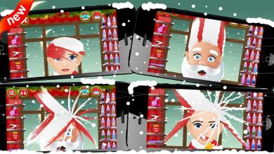 Santa Claus beard hair salon game 2019截图3