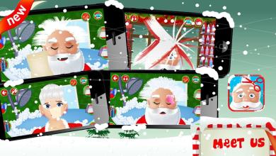 Santa Claus beard hair salon game 2019截图2