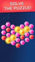 Space Blast - Fun & Cool Match 3 Hexa Puzzles!截图4