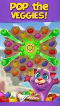 Veggie Pop - Fun & Cool Match 3 Vegetable Puzzles!截图1