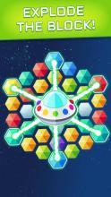 Space Blast - Fun & Cool Match 3 Hexa Puzzles!截图3