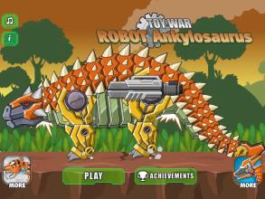 Robot Ankylosaurus Toy War截图5