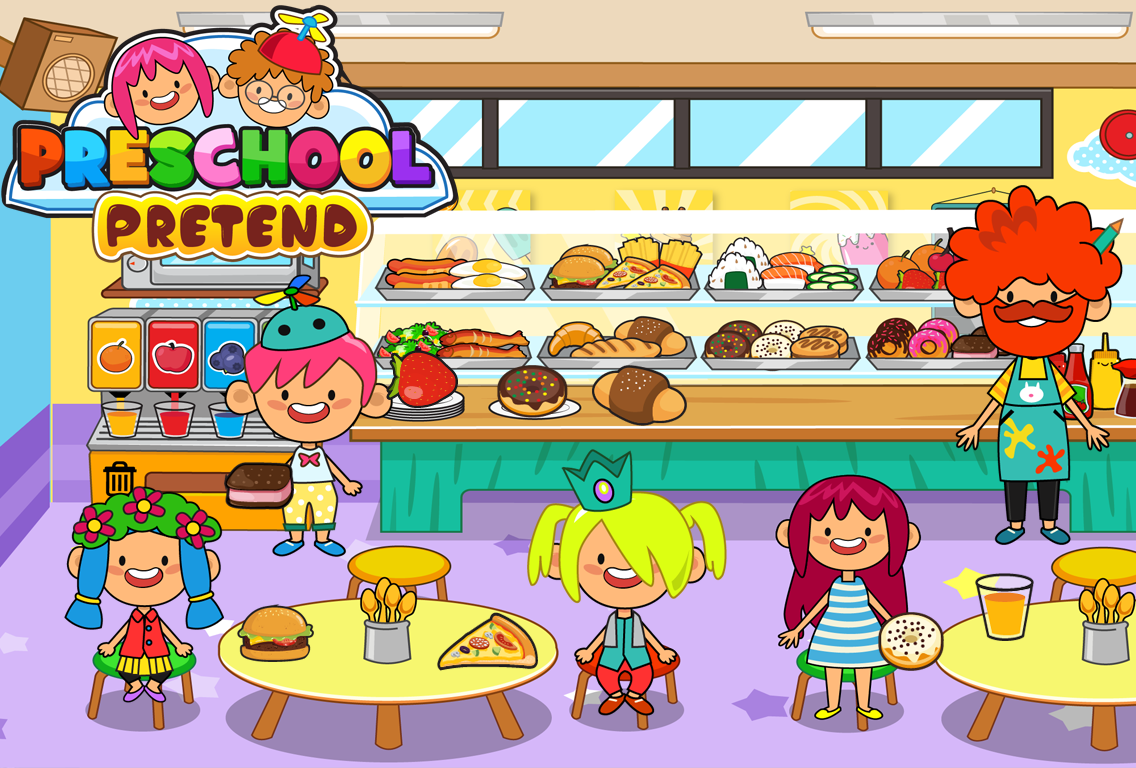 Pretend Preschool - Kids School Learning Games截图1