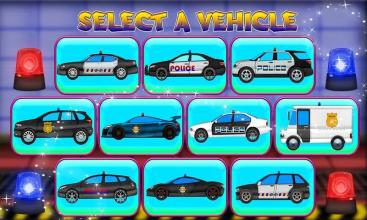 Police Multi Car Wash: Design Truck Repair Game截图1