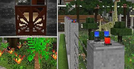 Jurassic Craft World Park Creation Addon for MCPE截图1