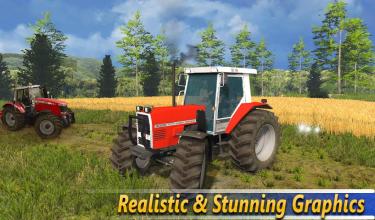 Real Tractor Farming Games Thresher Simulator 2018截图4