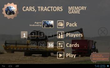 Tractors memory game截图1