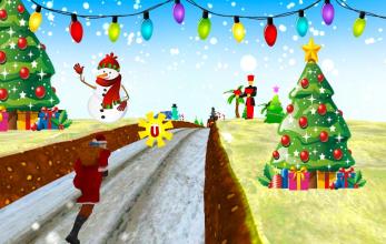 Christmas Santa Run : Subway Gifts截图1