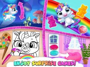 My Baby Unicorn - Cute Rainbow Pet Care & Dress Up截图1