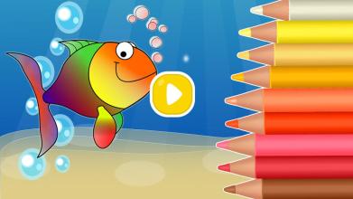 Fish Coloring- Various Fish Types Full Color Pen截图2