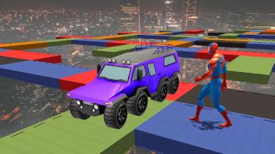 Super heroes Russian truck game截图1