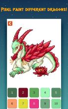 Dragons Pixel Art – Dragons Color By Number截图1
