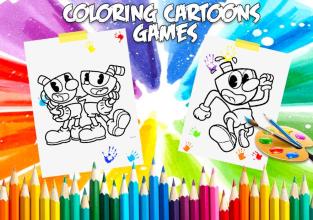 Cuphead Coloring Book Game *截图1