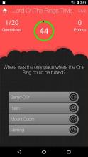 UnOfficial Lord Of The Rings Trivia Game截图1