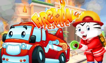 American FireFighter Kids Game: NY Fireman Engine截图2