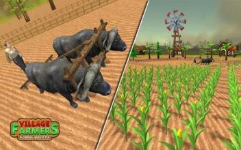 Village Plow Farming Expert:Bull Farmers Simulator截图4