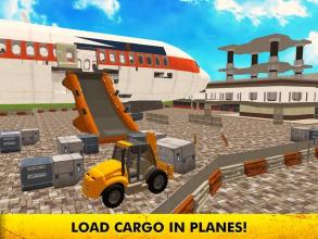 Airport Cargo Truck Driving Games Real Car Parking截图2