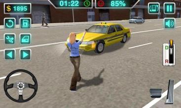 Taxi Diver 3D - Modern Taxi Drive Simulator 2019截图1