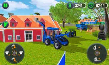 Farming Simulator - Big Tractor Farmer Driving 3D截图2