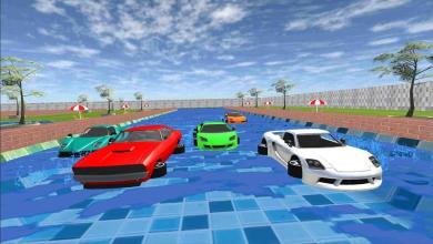 Waterpark Uphill : Adventurous Car Racing截图2