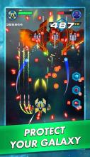 Galaxy Sky Shooter: Space Phoenix Hawk Attack截图1