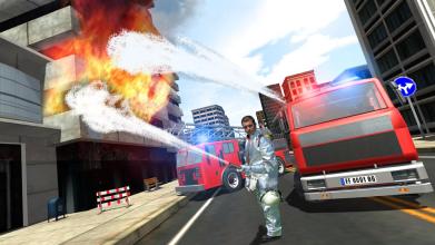 Firefighter - Fire Truck Simulator截图1