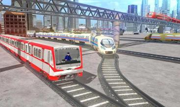 Indian City Train Driving Free Simulator截图1