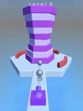 Hot Ball Fire 3D : Shooting Stack-Tower截图2