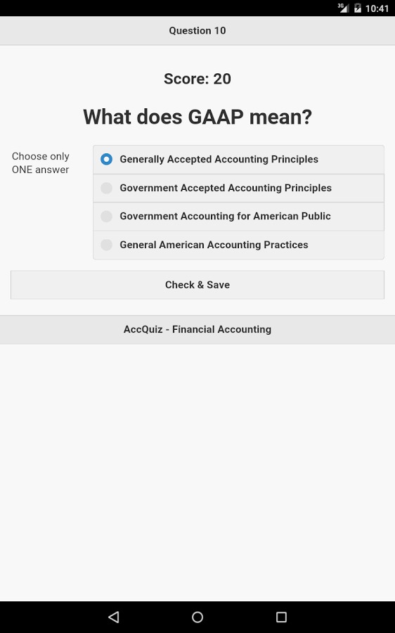 Accounting Quiz - AccQuiz截图5