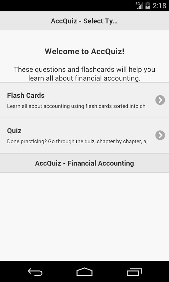 Accounting Quiz - AccQuiz截图2