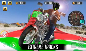 Moto Bike Stunt Racing Free截图1