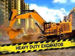 Heavy Excavator Simulator 2018: Road Construction截图2