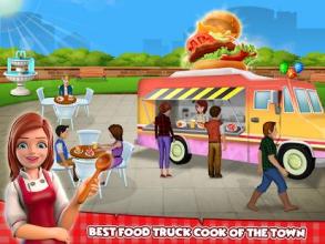 Food Truck Street Kitchen Cooking Games截图2