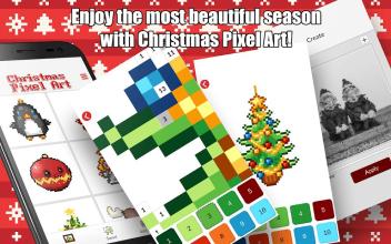 Christmas Color by Number – Merry Xmas Pixel Art截图5