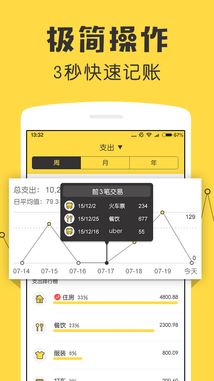 鲨鱼记账-记账本v2.2.1截图2