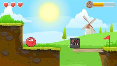 Funny Red Ball - Adventure Game截图2