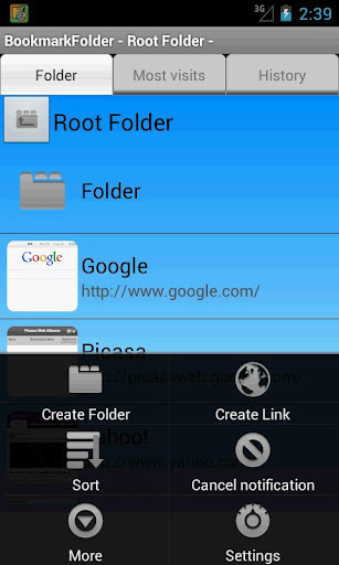 Bookmark Folder (manager)截图5