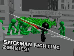 Stickman Killing Zombie 3D截图2