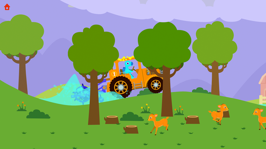 Dinosaur Farm Free - Tractor截图4