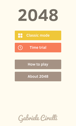 2048官方版截图1
